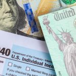 Form With Tax Check And Money